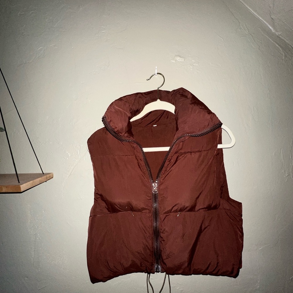 Brown Puffer Vest
